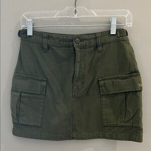 TNA Olive Mini Skirt